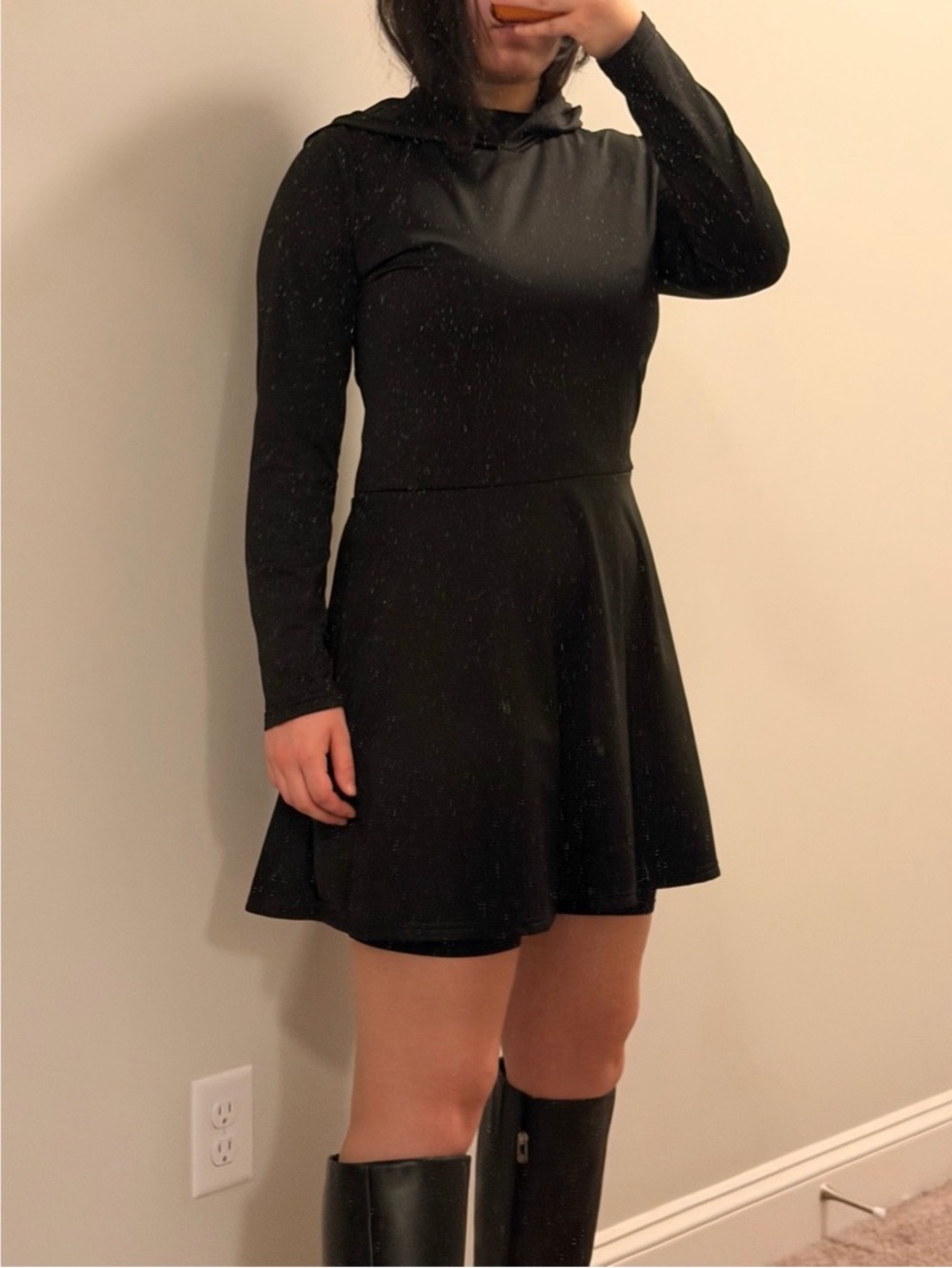 Halloween Women's Black Mini Dress Like New